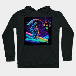 Psychedelic Grim Reaper 1 Hoodie